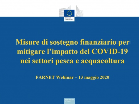 Misure di sostegno finanziario per mitigare l’ impatto del COVID 19 nei settori pesca e acquacoltura